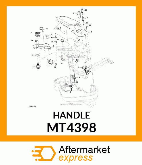 KNOB, THROTTLE CONTROL MT4398