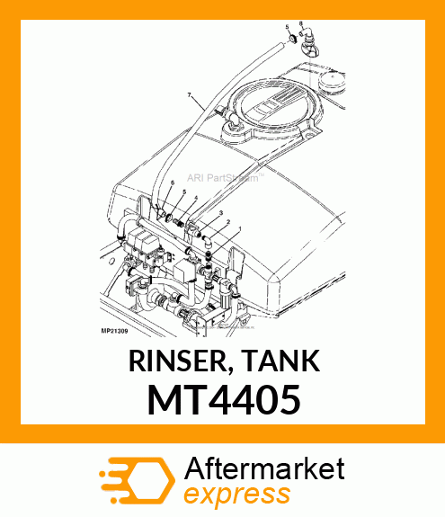 RINSER, TANK MT4405