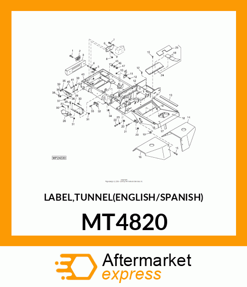 LABEL,TUNNEL(ENGLISH/SPANISH) MT4820