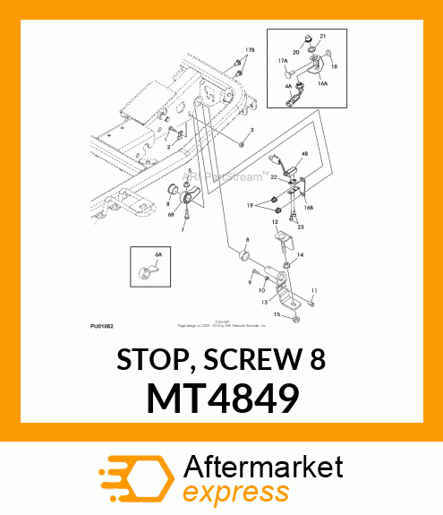 STOP, SCREW 8 MT4849