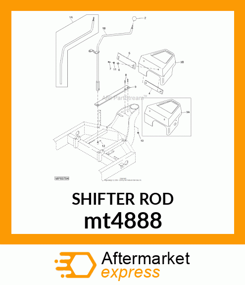 SHIFTER ROD mt4888