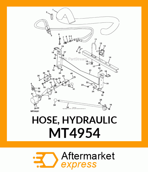 HOSE, HYDRAULIC MT4954