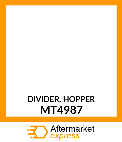 DIVIDER, HOPPER MT4987