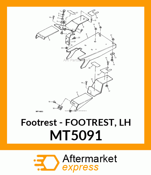 Footrest Lh MT5091