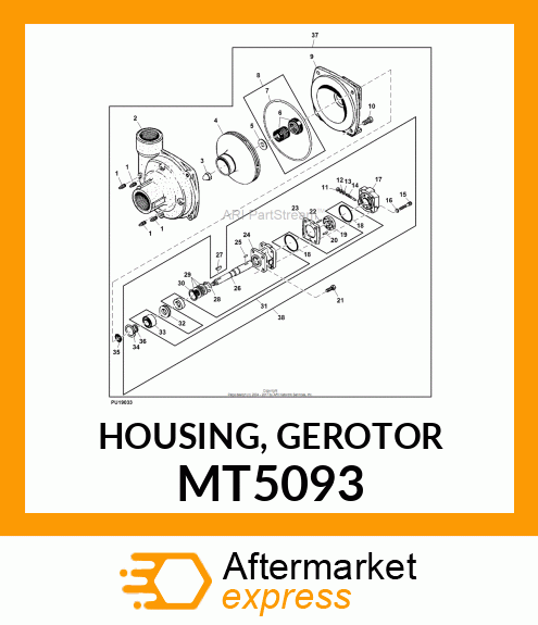 HOUSING, GEROTOR MT5093