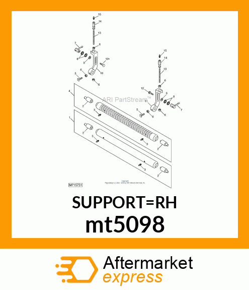 BRACKET, (HOC) PAINTED mt5098