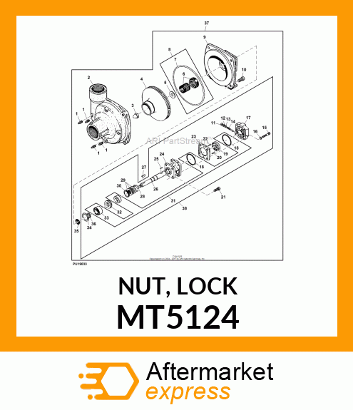 NUT, LOCK MT5124