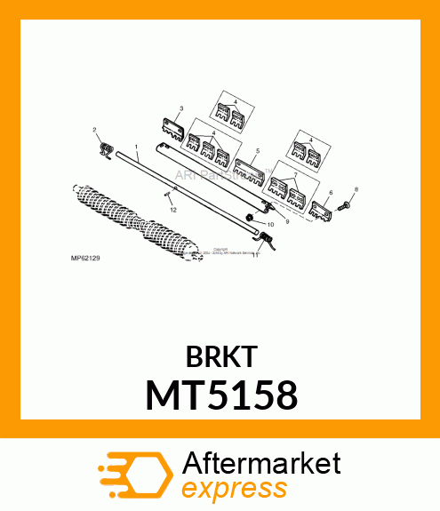 SCRAPER, SCRAPER, LH 3" GROOVED ROL MT5158