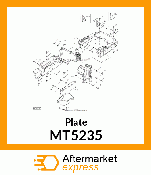 Spare part MT5235 + Plate