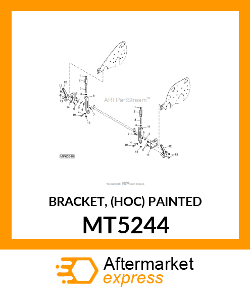 BRACKET, (HOC) PAINTED MT5244