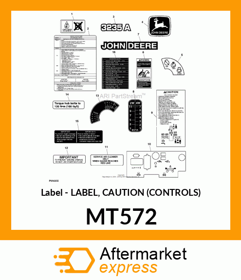 Label MT572