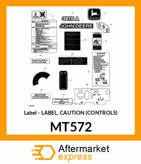 Label MT572