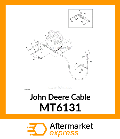 CABLE, HYDRO CONTROL MT6131