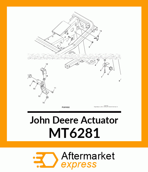 ACTUATOR, MOW MT6281