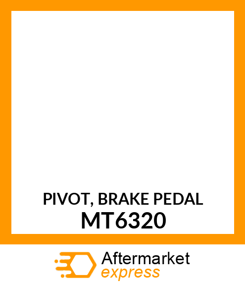 PIVOT, BRAKE PEDAL MT6320