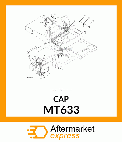 CAP, FUEL FILLER MT633