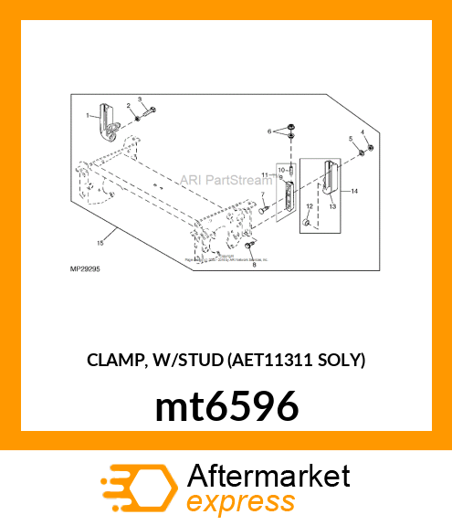 CLAMP, W/STUD (AET11311 SOLY) mt6596