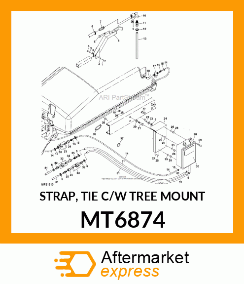 STRAP, TIE C/W TREE MOUNT MT6874