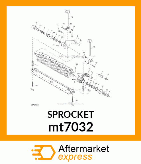 CHAIN SPROCKET 16T mt7032