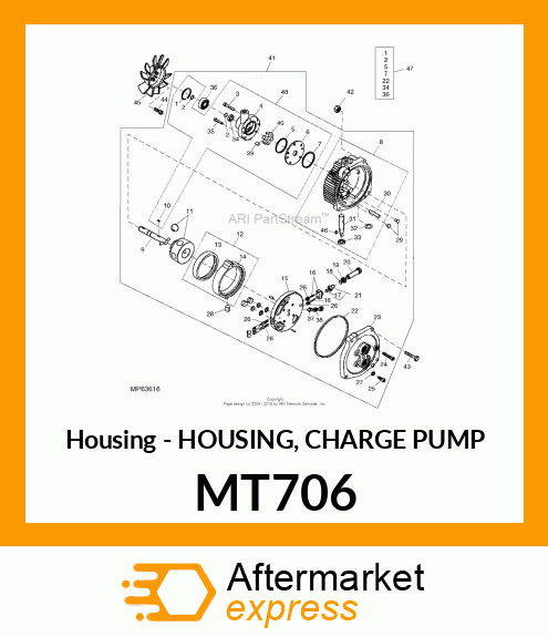 Housing Charge Pump MT706