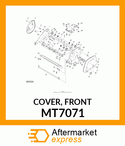 COVER, FRONT MT7071