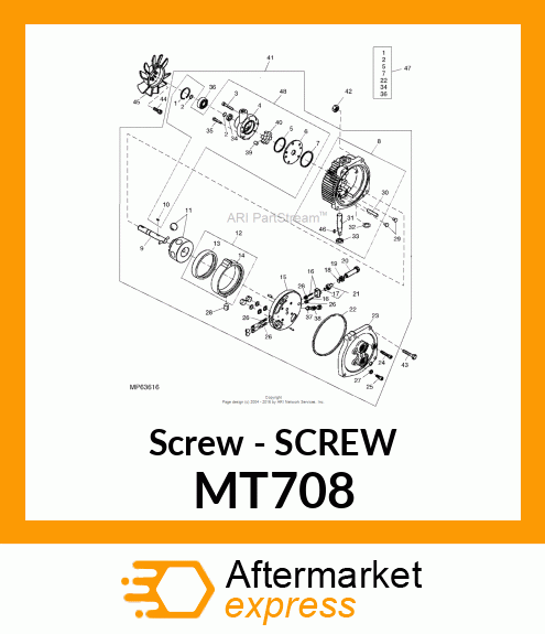 Screw MT708