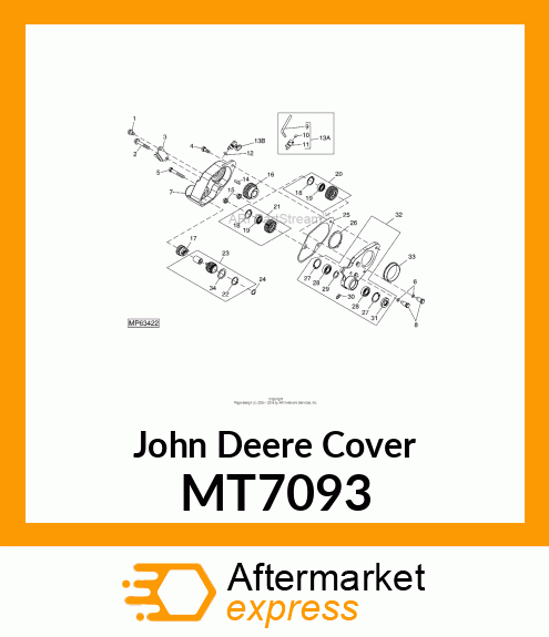 COVER (WBGM GTC DRIVE) MT7093