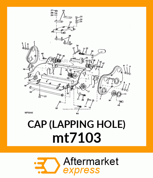 CAP (LAPPING HOLE) mt7103