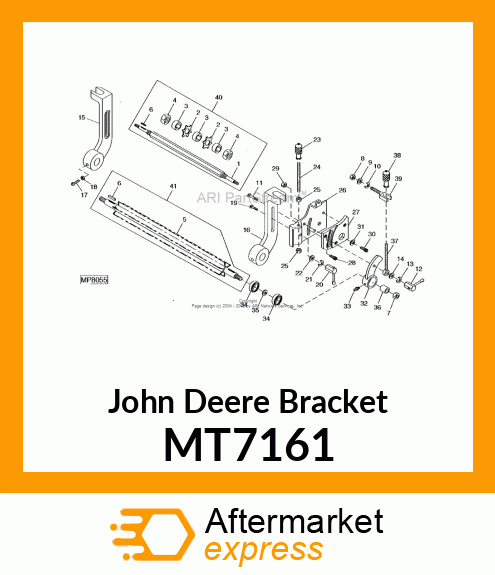 BRACKET, LH (GTC HOC) MT7161