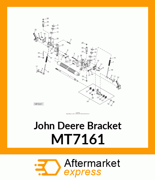 BRACKET, LH (GTC HOC) MT7161