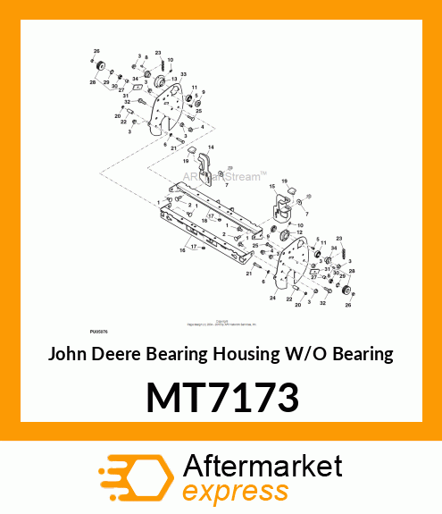 HOUSING, BEARING (PAINTED) MT7173