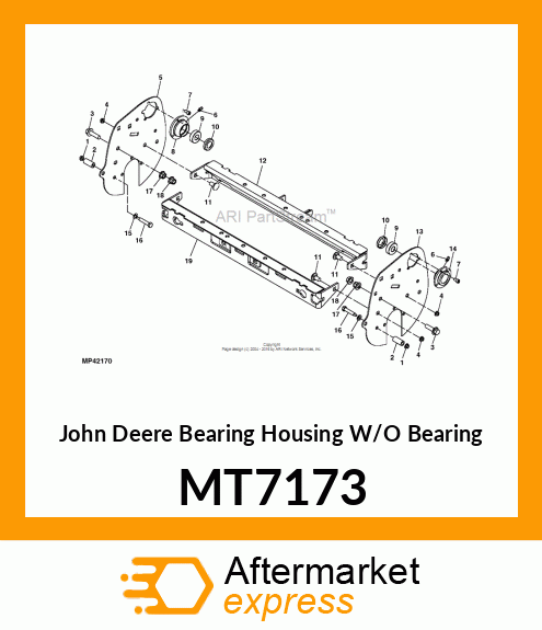 HOUSING, BEARING (PAINTED) MT7173