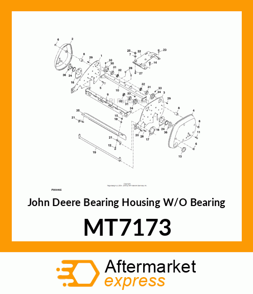 HOUSING, BEARING (PAINTED) MT7173