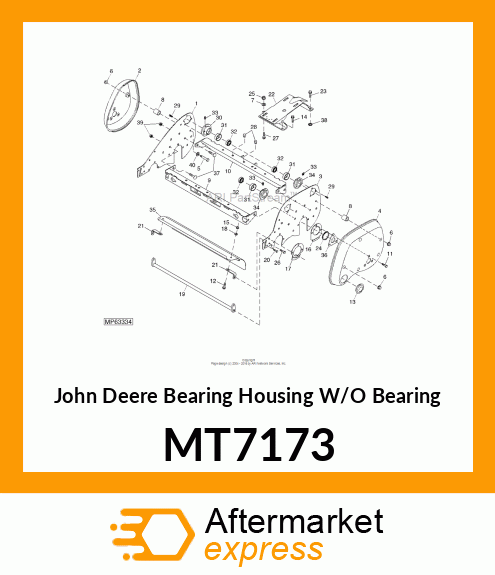 HOUSING, BEARING (PAINTED) MT7173