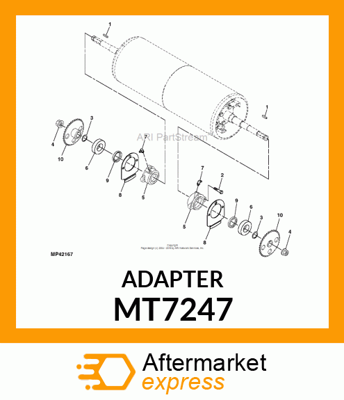 NUT (DRIVE SPINDLE) MT7247