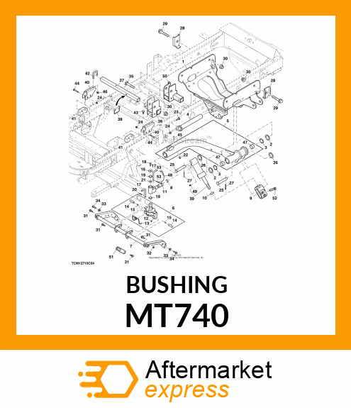 BUSHING, BUSHING, FLANGED MT740