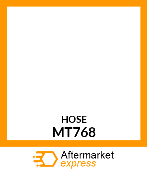 HOSE, LARGE CONNECTOR # MT768