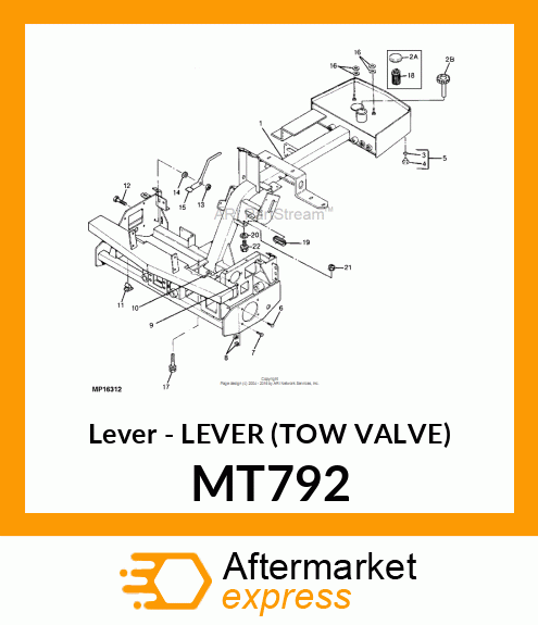 Lever Tow Valve MT792