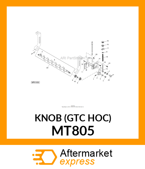 KNOB (GTC HOC) MT805