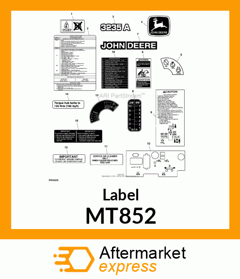 Label MT852