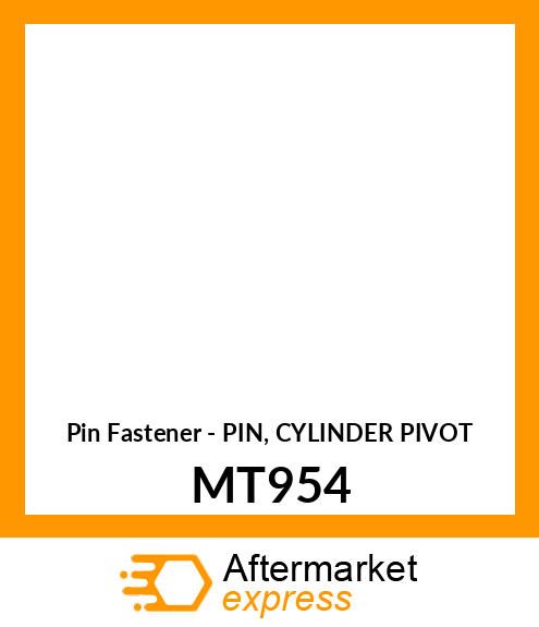 Pin Fastener - PIN, CYLINDER PIVOT MT954