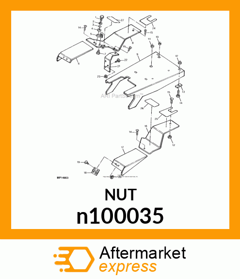 STUD,RECEIVER n100035