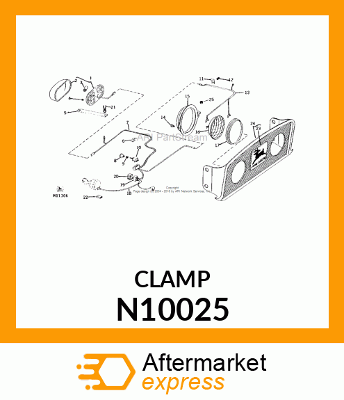 CLAMP FRAME N10025