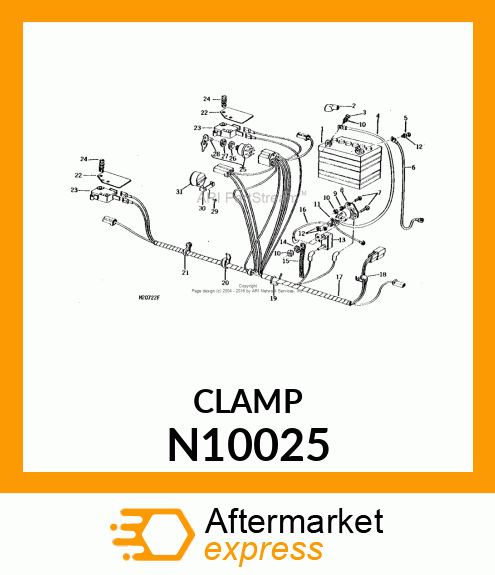 CLAMP FRAME N10025