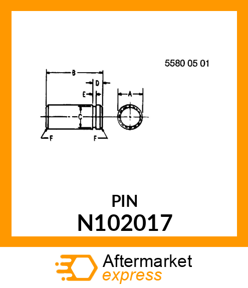 SHAFT, CASE IDLER N102017