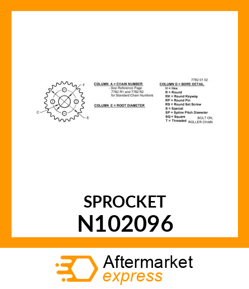 SPROCKET N102096