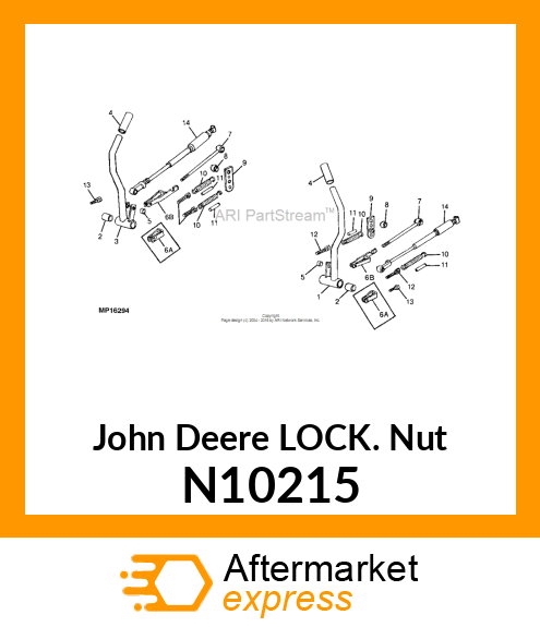 LOCK NUT, 3/8 N10215