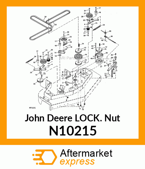 LOCK NUT, 3/8 N10215