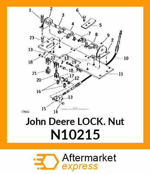 LOCK NUT, 3/8 N10215