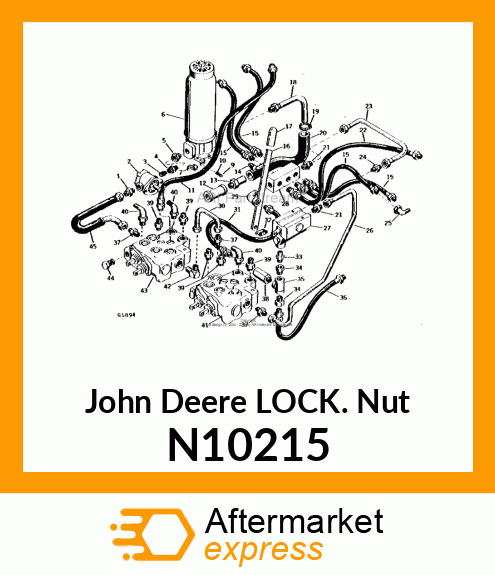 LOCK NUT, 3/8 N10215